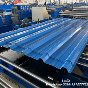 Trapezoidal and corrugated metal roof sheets