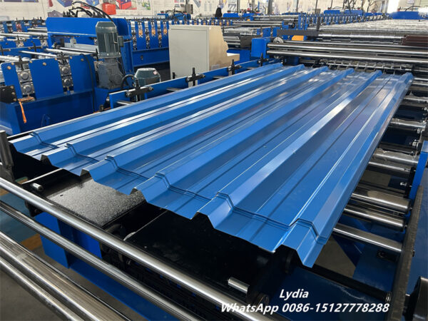 Trapezoidal and corrugated metal roof sheets