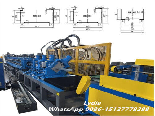 Zhongtuo High Speed Metal Stud and Track Roll Forming Machine C Light Steel Keel Machine