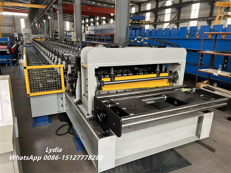 metal deck panel forming machine