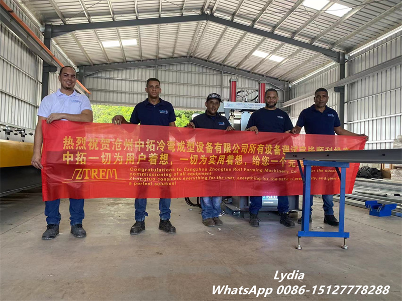 floor deck roll forming machine