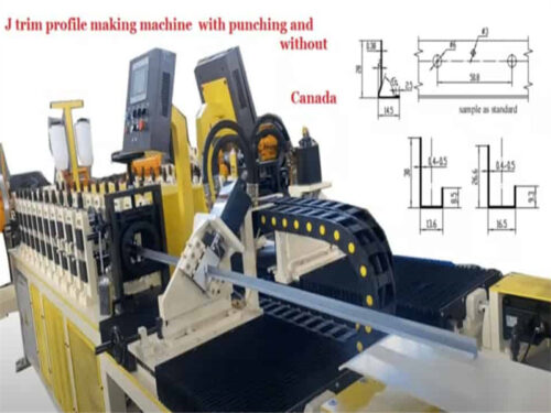 J Trim0101 Zhongtuo J Trim Roll Forming Machine Metal Stud Profile Roll Former