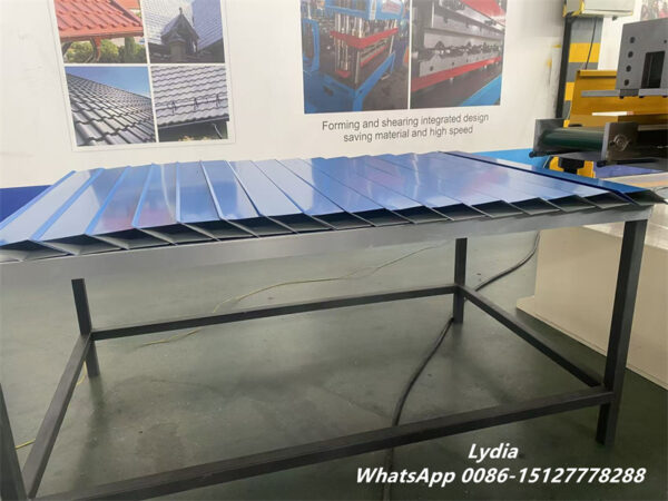 Lock Seam Diamond Tube01 ZTRFM heavy duty 300H steel frame roll forming machine