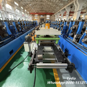 Lock Seam Diamond Tube10 ZTRFM heavy duty 300H steel frame roll forming machine