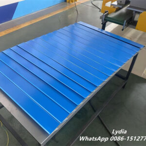 Lock Seam Diamond Tube18 PLC controlled metal blinds roll forming production line 380V