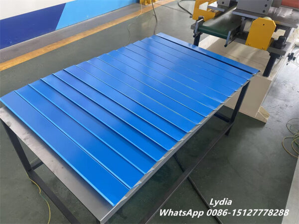 Lock Seam Diamond Tube18 PLC controlled metal blinds roll forming production line 380V