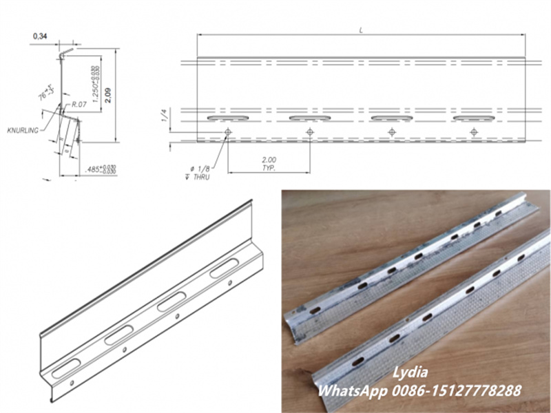 Single-Leg Resilient Channel Roll Forming Machine