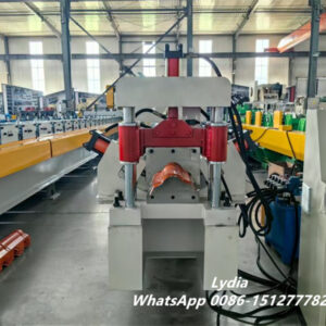 Ridge cap03 roof ridge cap manufacturing machine factory view