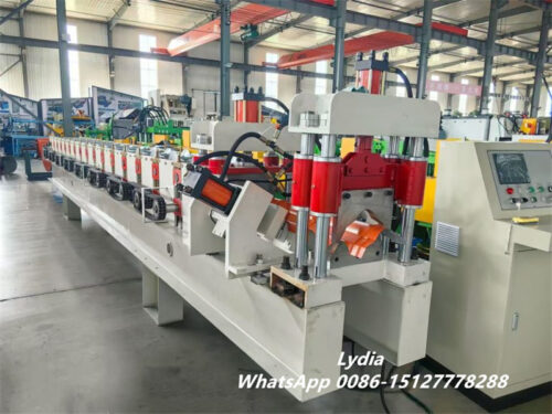 metal roof ridge cap roll forming machine