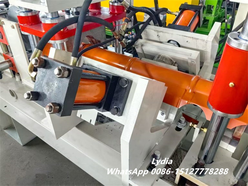metal roof ridge cap roll forming machine