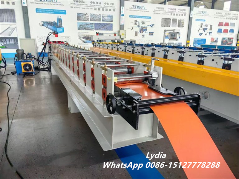 ridge cap roll forming machine production line