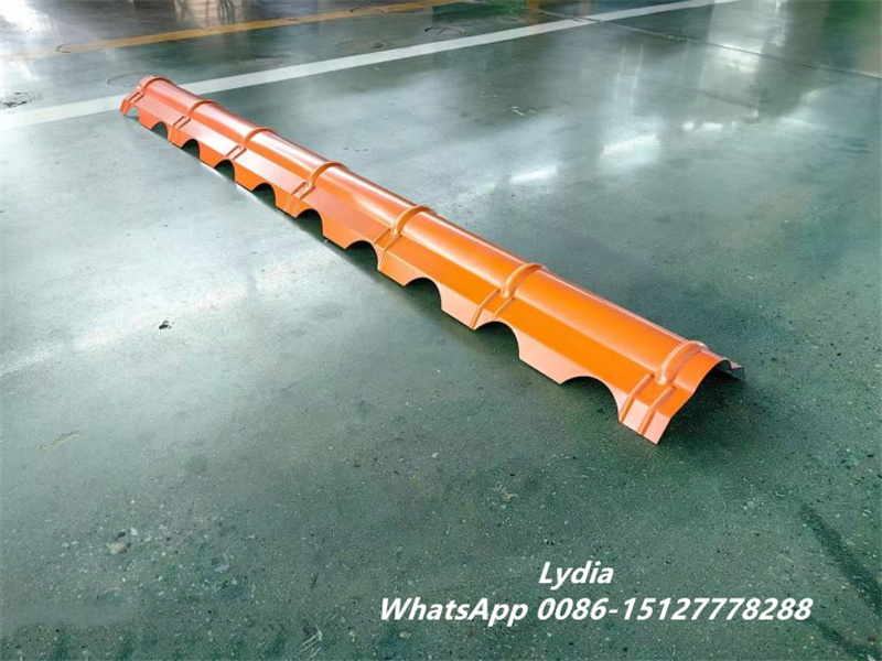 ridge cap roll forming machine production line