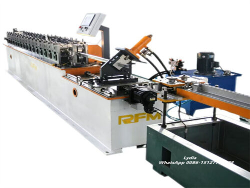 Zhongtuo Automatic T Bar Roll Forming Machine Metal Stud Ceiling Keel Production Line