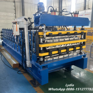Three layer roof sheet02 automatic three layer roof panel roll forming machine