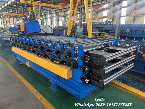 Three layer roof sheet06 Zhongtuo Three Layer Roof Sheet Roll Forming Machine for Pakistan Multi Profile Roofing Machine