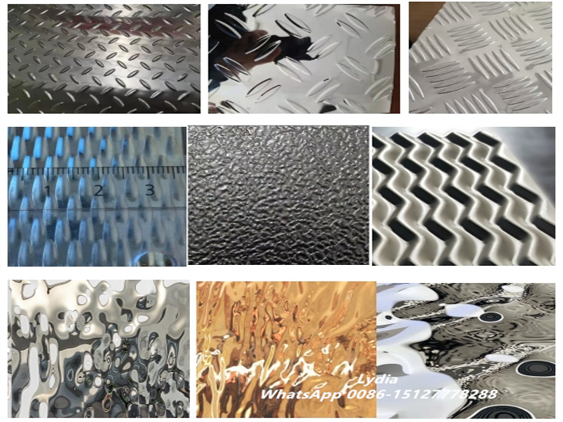 Zhongtuo Heavy Duty Steel Plate Embossing Machine Coil Embossing Machine for 1.2-5mm Carbon Steel 3 Finished patterned metal sheets for construction and automotive