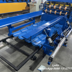 glazed tile04 metal glazed tile making machine