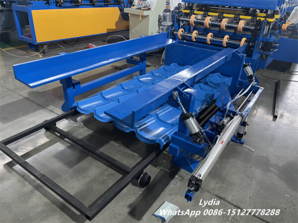 glazed tile04 metal glazed tile making machine