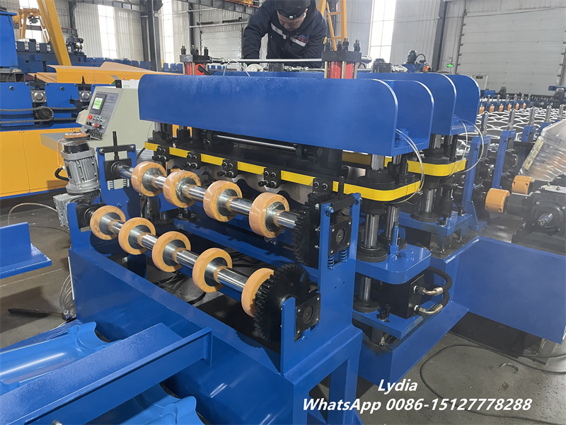 glazed roofing sheet machine