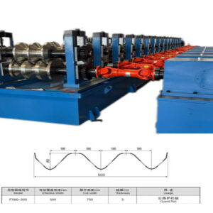 highway01 thrie beam highway guardrail roll forming machine production line