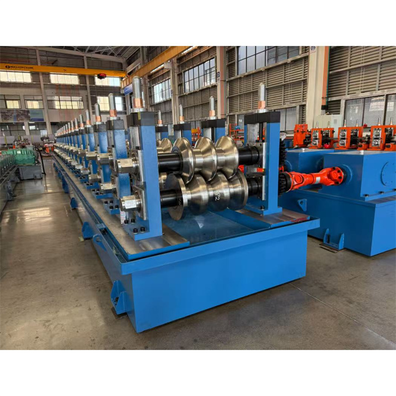 thrie beam highway guardrail roll forming machine production line