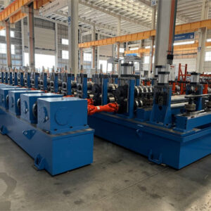 highway06 highway guardrail roll forming machine with hydraulic punching system