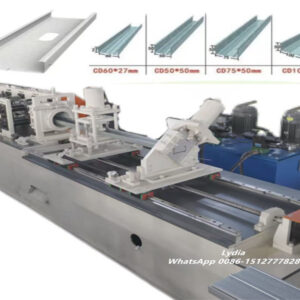 light Guage frame 08 Zhongtuo High-Speed CNC Adjustable Metal Stud & Track Production Line Universal Stud Roll Forming Machine