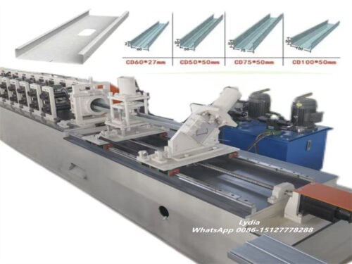 light Guage frame 08 Zhongtuo High-Speed CNC Adjustable Metal Stud & Track Production Line Universal Stud Roll Forming Machine