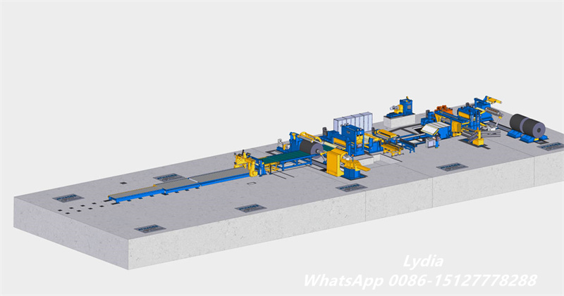 automatic coil slitting and cutting system
