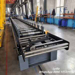 oplus_2097152 Hydraulic uncoiler with coil loading car for soffit machine