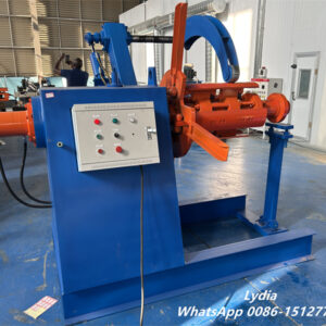 CZ purlin Machine02 hydraulic decoiler 5 ton for C Z purlin roll forming line