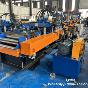 CZ purlin Machine03 hydraulic pre punching system for C Z purlin machine