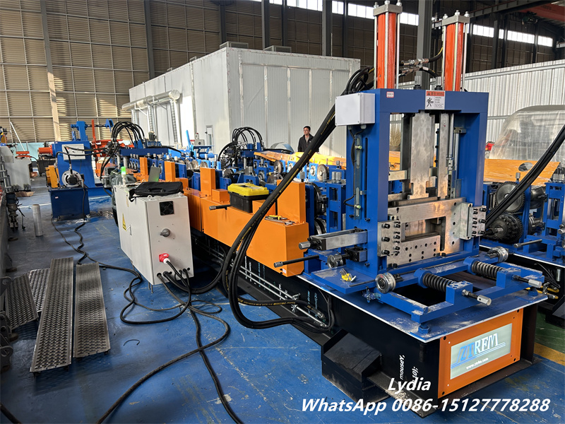 CZ purlin interchangeable roll forming machine 3.0mm steel profile