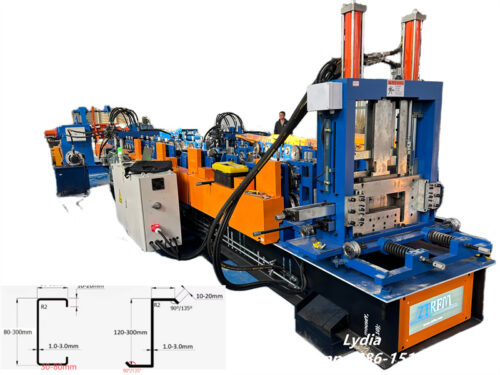 CZ purlin Machine15 finished C purlin steel profiles