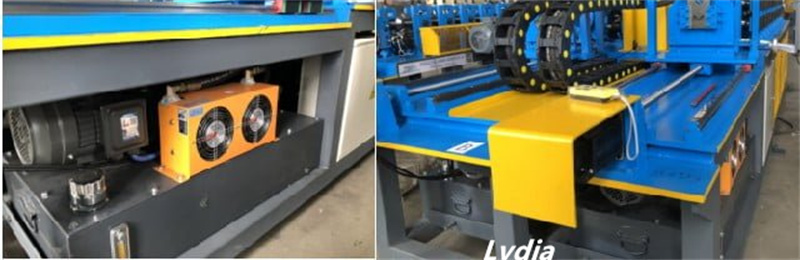Automatic combo profile roll forming machine producing C stud and wall angle profiles