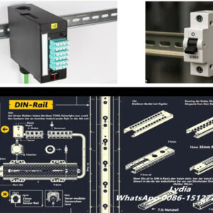 Din Rail Roll Forming Machine02 35mm DIN rail making machine with punching system