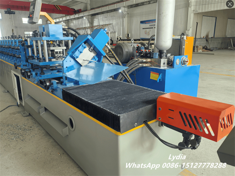 DIN rail roll forming machine production line