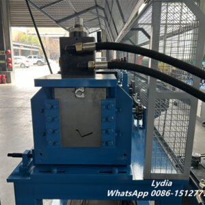FHA F5 Drip Edge Profile02 hydraulic cutting system in drip edge roll forming machine