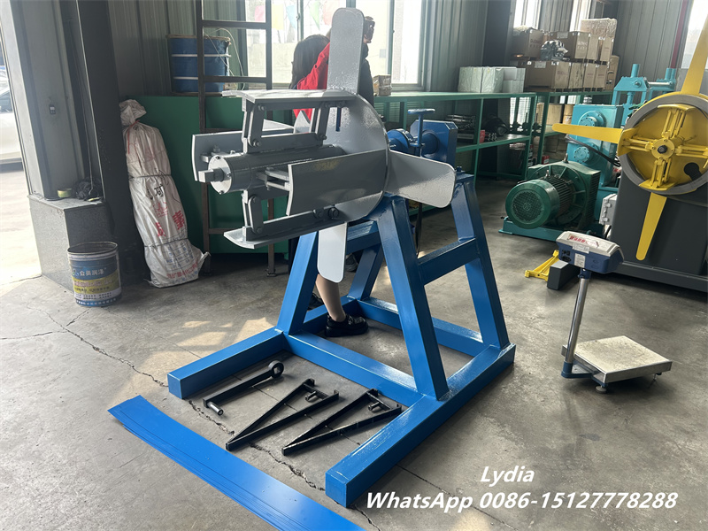 drip edge roll forming machine producing galvanized steel F5 profile