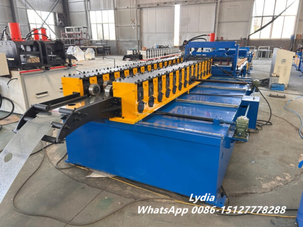 Dual bending stations and automated conveyor for fire safety cabinet doors