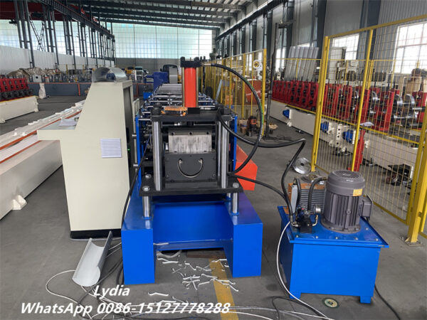 Round Gutter Machine01 Customized rainwater gutter forming machine
