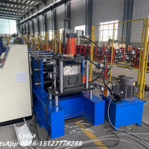 Round Gutter Machine09 Automatic gutter roll forming machine with PLC control