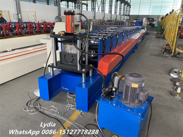 Round Gutter Machine10 Automatic gutter roll forming machine with PLC control