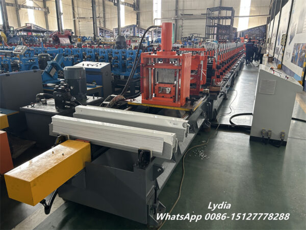 Scaffold Toe Board Footpedal Roll Forming Machine15 hydraulic punching system for scaffold plank roll forming machine