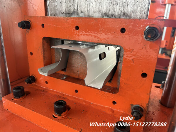 Scaffold Toe Board Footpedal Roll Forming Machine17 automatic scaffold plank roll forming machine with punching system