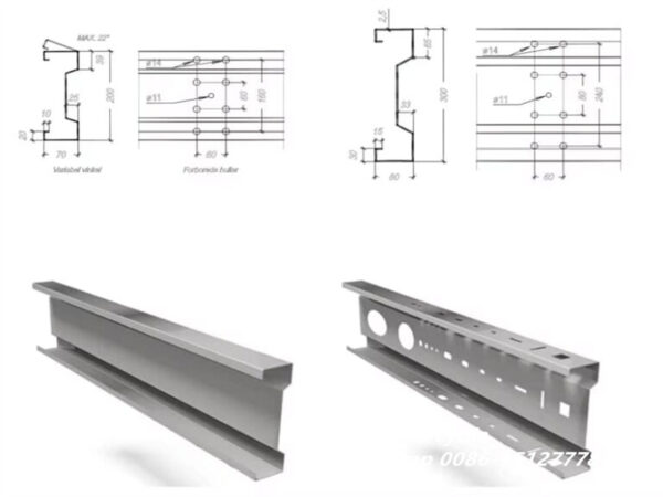 metal purlin forming line
