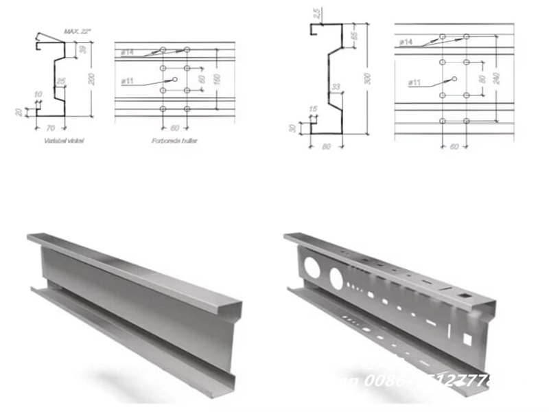 metal purlin forming line