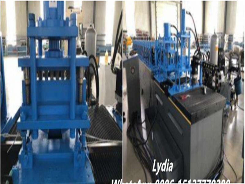 Slotted strut channel profile produced by roll forming machine