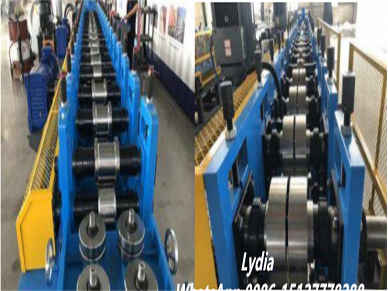 Slotted strut channel profile produced by roll forming machine