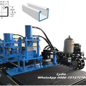 Zhongtuo Advanced Multi-Size Adjustable Slotted Strut Channel Roll Forming Machine ZTRFM Strut Channel Making Machine